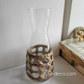 Seagrass Sleeve Glass Jug Grass Wrapped Glassware